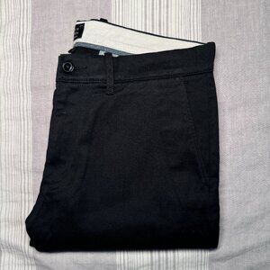 J. Crew 484 Slim Chinos - Black